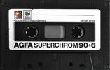 Compact Cassette AGFA Superchrom 90+6 Type II Chrome 1981 Europe