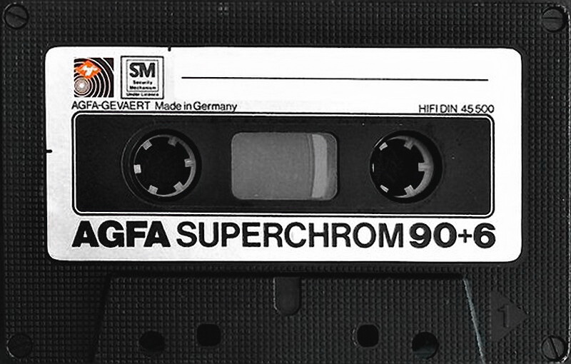 Compact Cassette: AGFA  - Superchrom 90+6