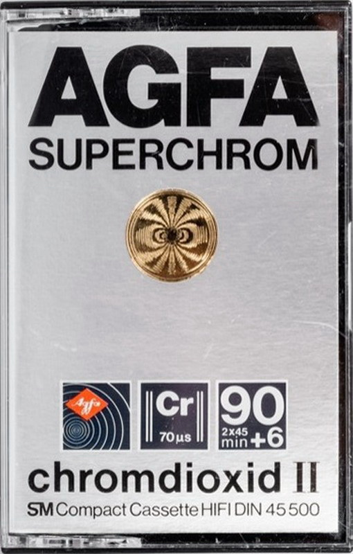 Compact Cassette: AGFA  - Superchrom 90+6