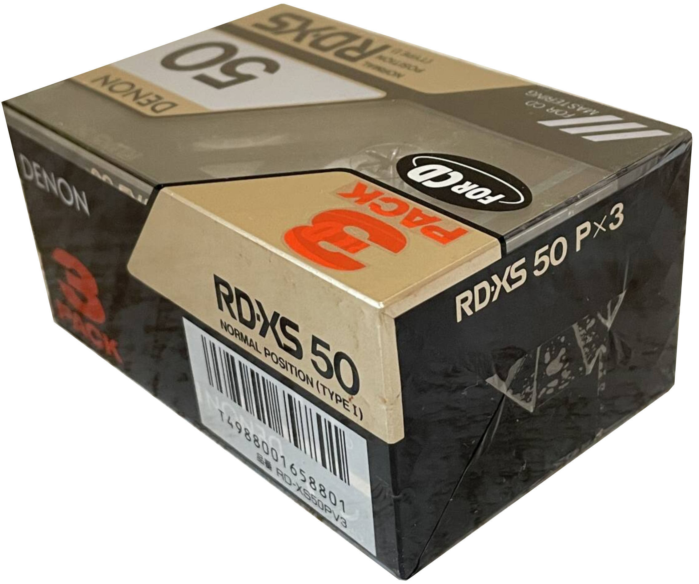 Compact Cassette Denon RD-XS 50 "RD-XS50PV3" Type I Normal 1990 Japan