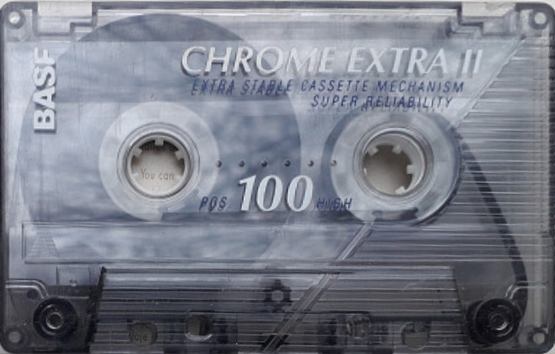 Compact Cassette BASF Chrome Extra II 100 Type II Chrome 1993 Europe