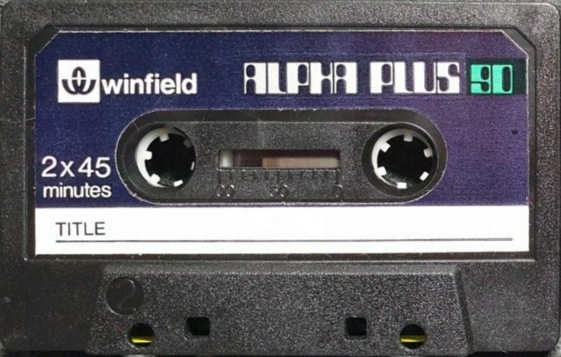 Compact Cassette Winfield Alpha Plus 90 Type I Normal 1978 UK