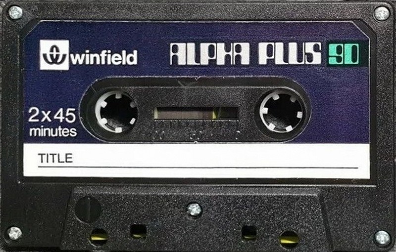 Compact Cassette Winfield Alpha Plus 90 Type I Normal 1978 UK