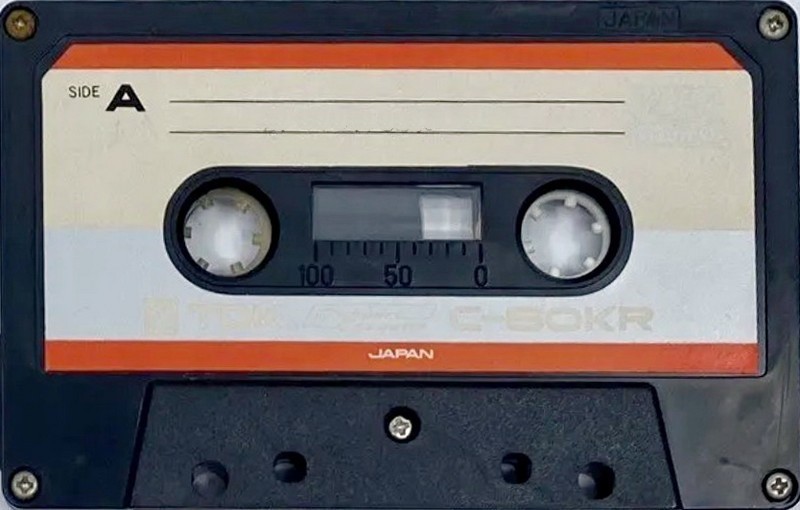 Compact Cassette TDK KR Krom 60 "Krom O2" Type II Chrome 1972 USA