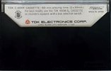 Compact Cassette TDK KR Krom 60 "Krom O2" Type II Chrome 1972 USA