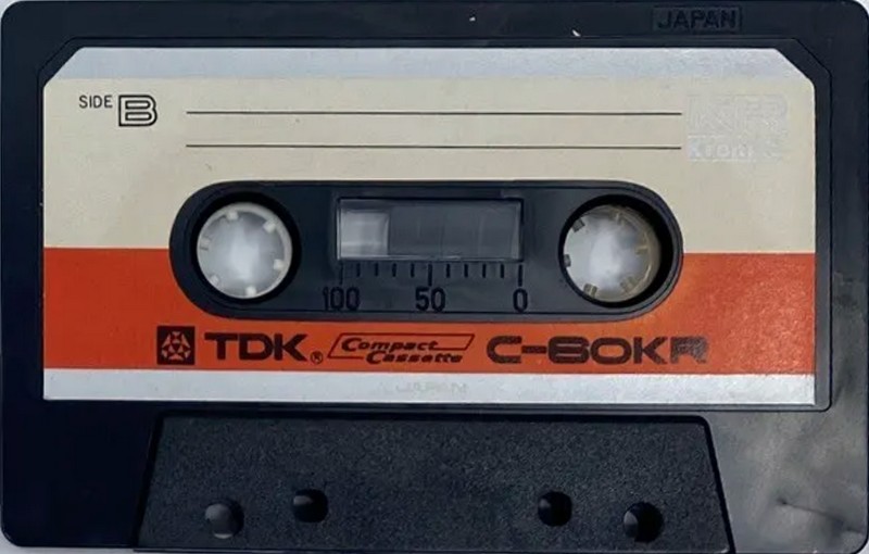 Compact Cassette TDK KR Krom 60 "Krom O2" Type II Chrome 1972 USA