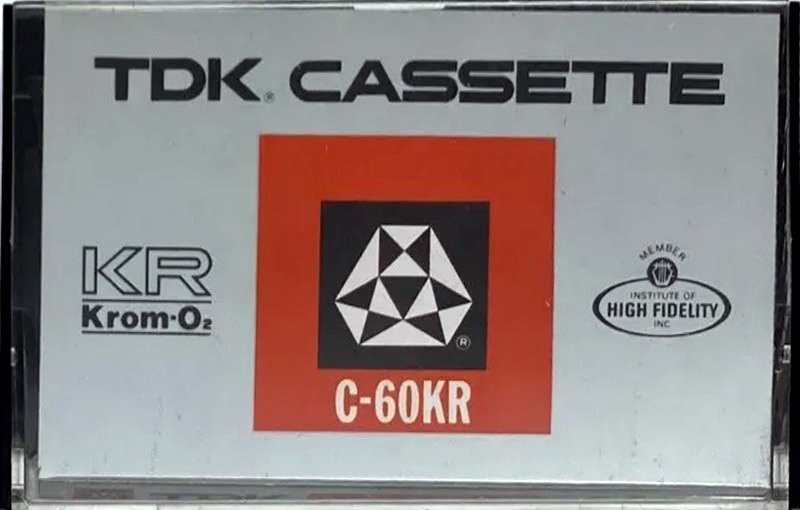 Compact Cassette: TDK  - KR Krom 60