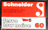 Compact Cassette Schneider 60 Type I Normal 1983 Europe