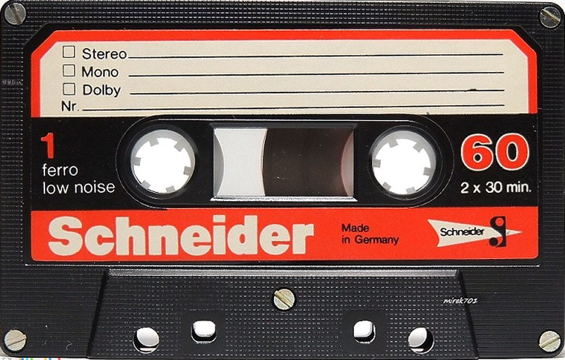 Compact Cassette Schneider 60 Type I Normal 1983 Europe
