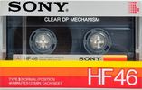 Compact Cassette Sony HF 46 Type I Normal 1983 Japan