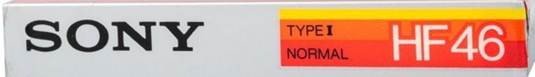 Compact Cassette Sony HF 46 Type I Normal 1983 Japan