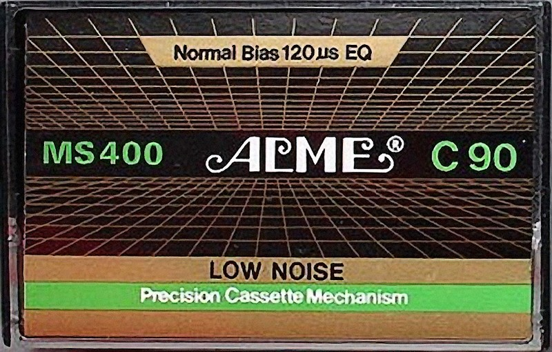 Compact Cassette Acme MS 400 90 Type I Normal 1984 Worldwide