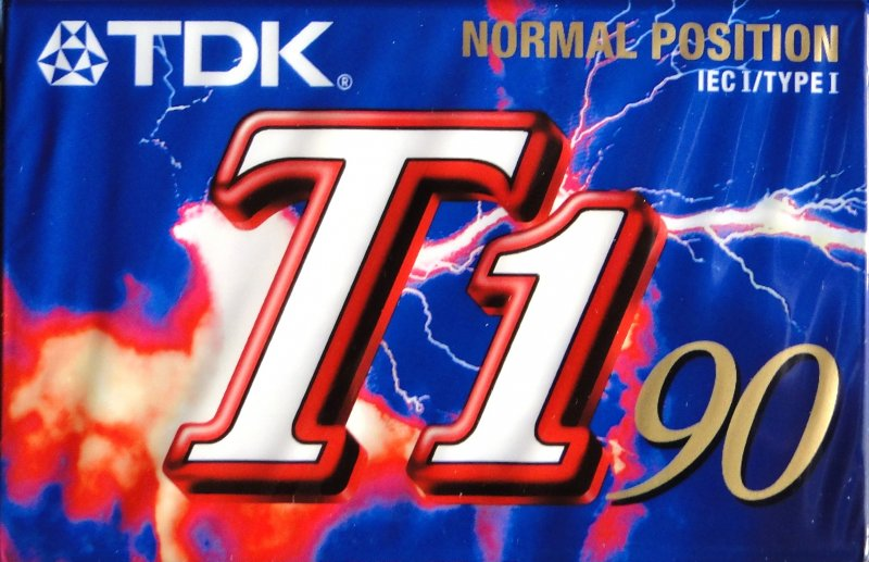 Compact Cassette TDK T1 90 "T1-90EA" Type I Normal 1997 Worldwide