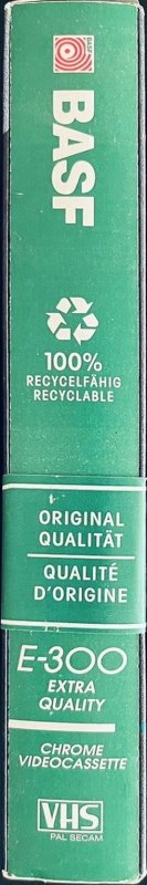 VHS, Video Home System BASF Extra Quality 300 Type II Chrome 1995 Europe