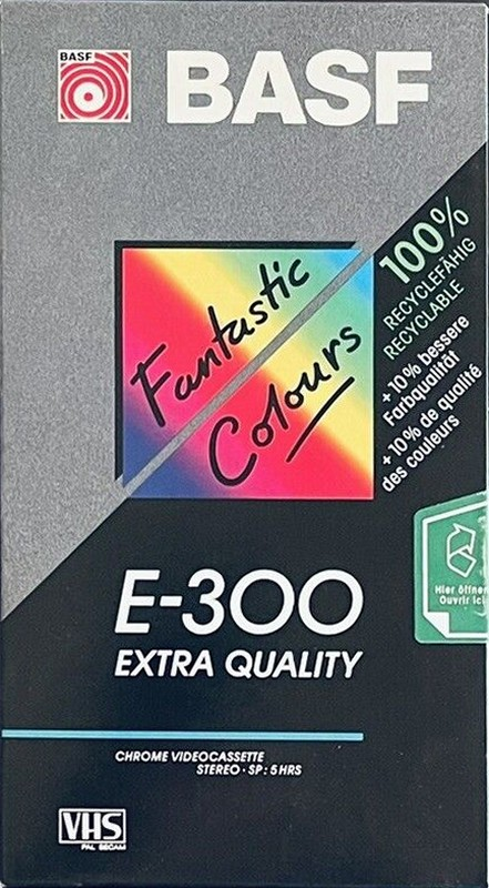 VHS, Video Home System: BASF  - Extra Quality 300