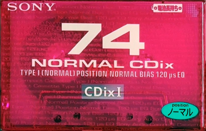 Compact Cassette: Sony  - CDix I 74