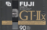 Compact Cassette Fuji GT-IIx 90 Type II Chrome 1989 Europe