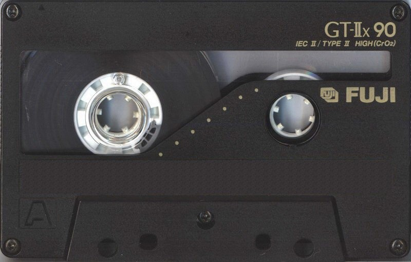 Compact Cassette Fuji GT-IIx 90 Type II Chrome 1989 Europe