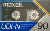 Compact Cassette Maxell UDI-N 90 Type I Normal 1985 Japan