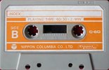 Compact Cassette Columbia TRK 60 "TRK-601" Type I Normal 1972 Japan