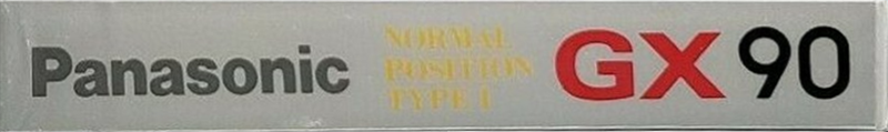 Compact Cassette Panasonic GX 90 "RT-GX90" Type I Normal 1989 Japan