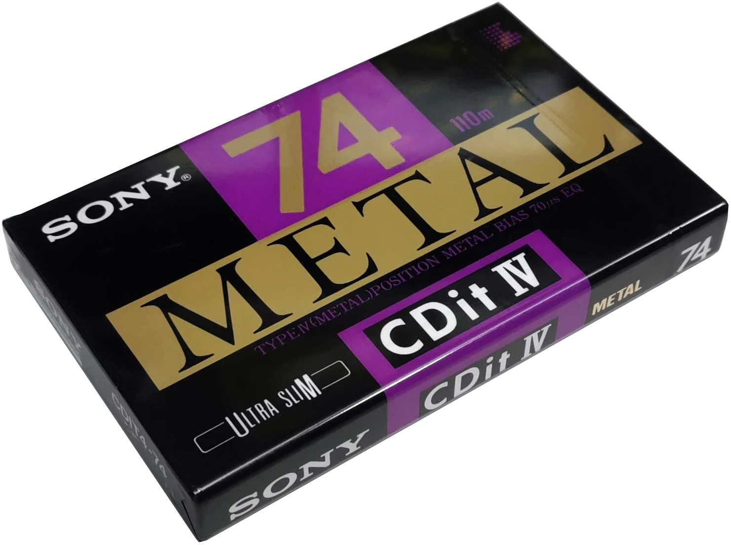 Compact Cassette: Sony  - CDit IV 74