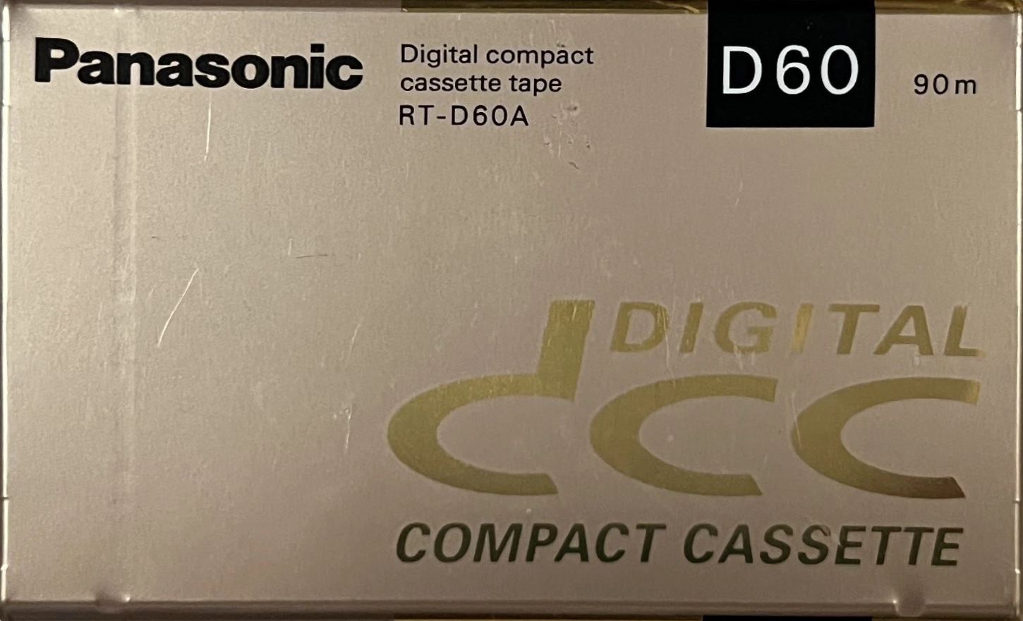 DCC Panasonic 60 "RT-D60A" Type I Normal 1992 North America