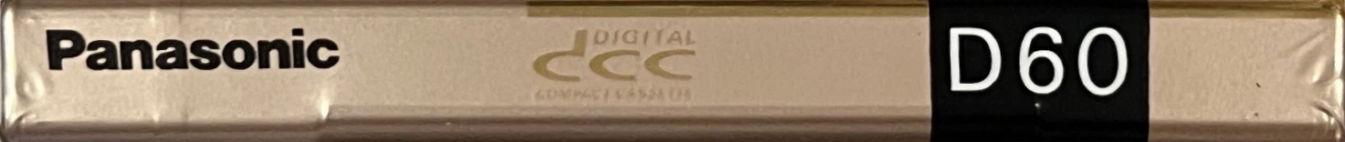 DCC Panasonic 60 "RT-D60A" Type I Normal 1992 North America