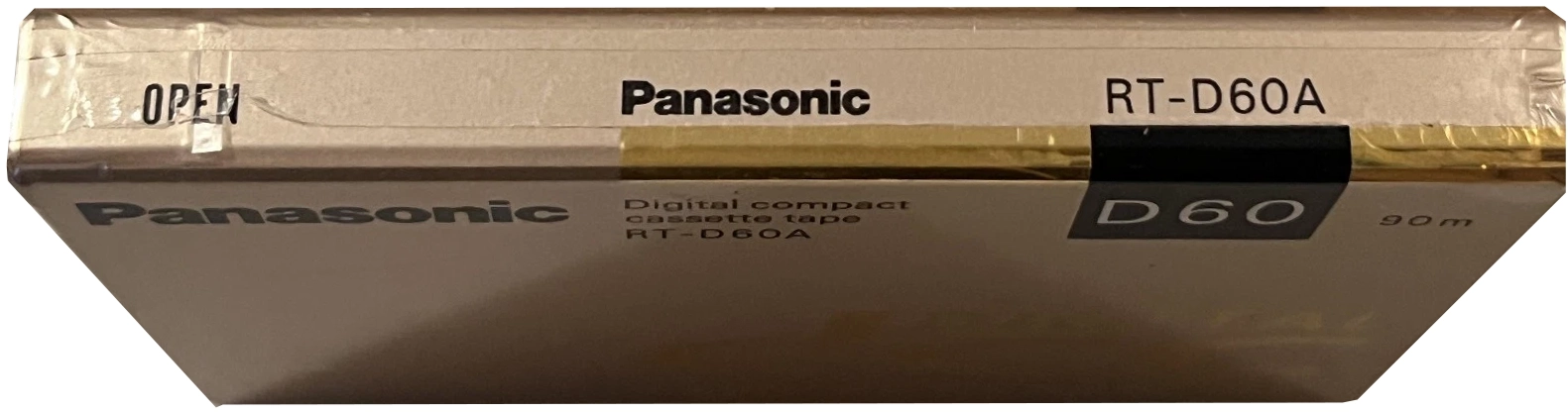 DCC Panasonic 60 "RT-D60A" Type I Normal 1992 North America