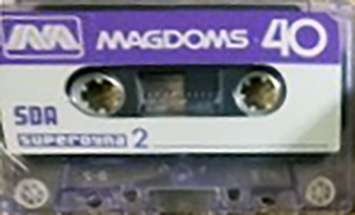 Compact Cassette Magdoms SDA 40 "Superdyna" Type I Normal 1983 Worldwide