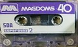 Compact Cassette Magdoms SDA 40 "Superdyna" Type I Normal 1983 Worldwide