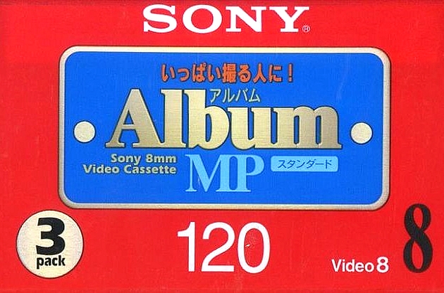3 pack Sony MP 120 "3P6-120MPL Album" Type I Normal 1998 Japan