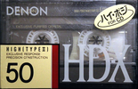 Compact Cassette Denon HD-X 50 "HD-X50P" Type II Chrome 1989 Japan