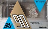 Compact Cassette National HA-X 90 "RT-HA90X" Type II Chrome 1987 Japan