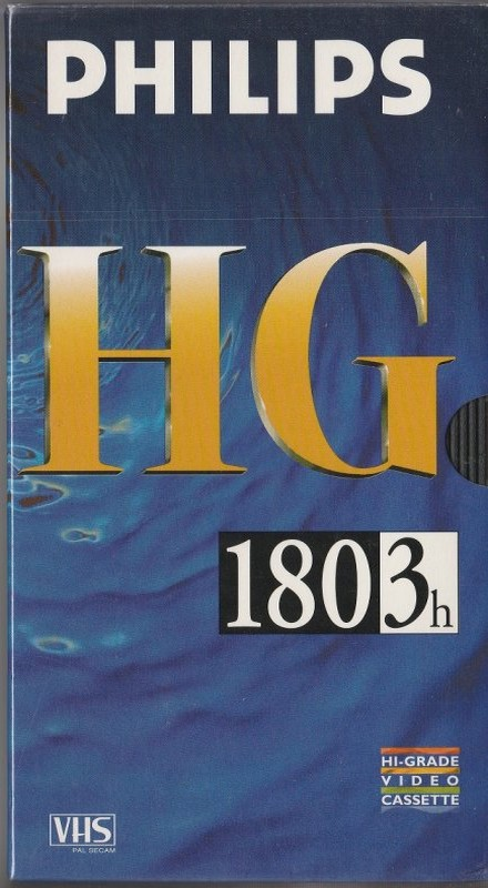 VHS, Video Home System Philips HG 180 Type I Normal 1998 Europe