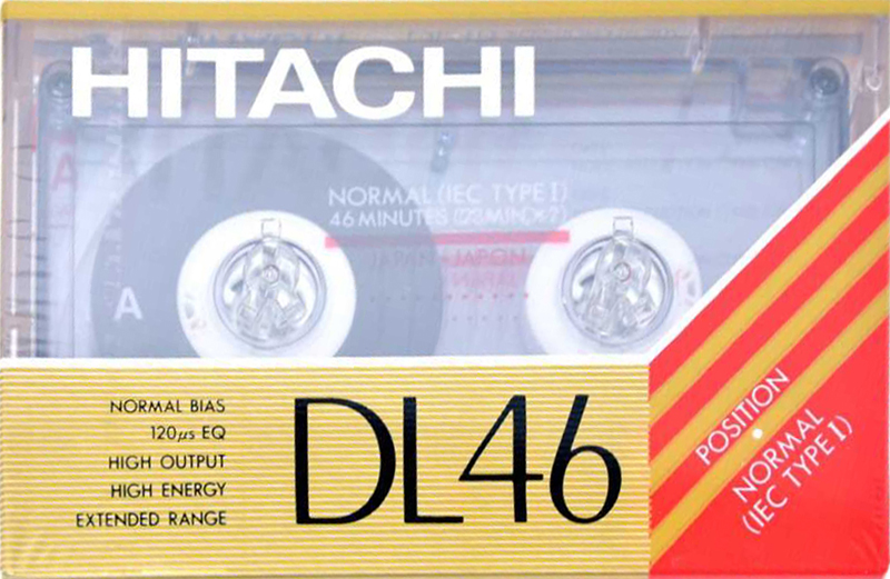 Compact Cassette Hitachi DL 46 Type I Normal 1992 Europe