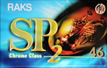 Compact Cassette RAKS SP 2 46 Type II Chrome 1998 Europe
