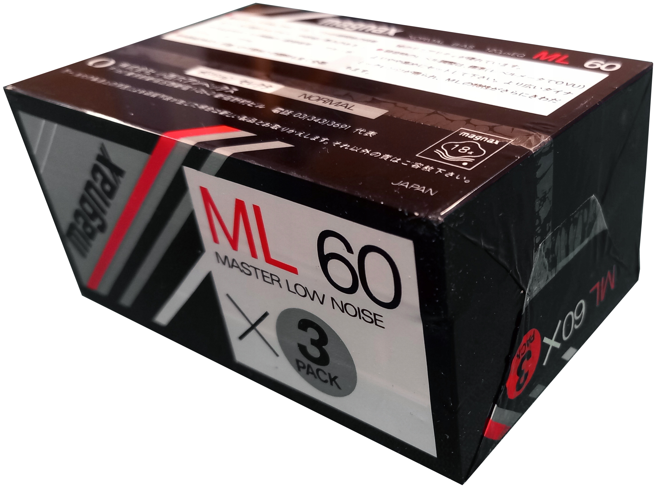 3 pack Magnax ML 60 Type I Normal 1981 Japan