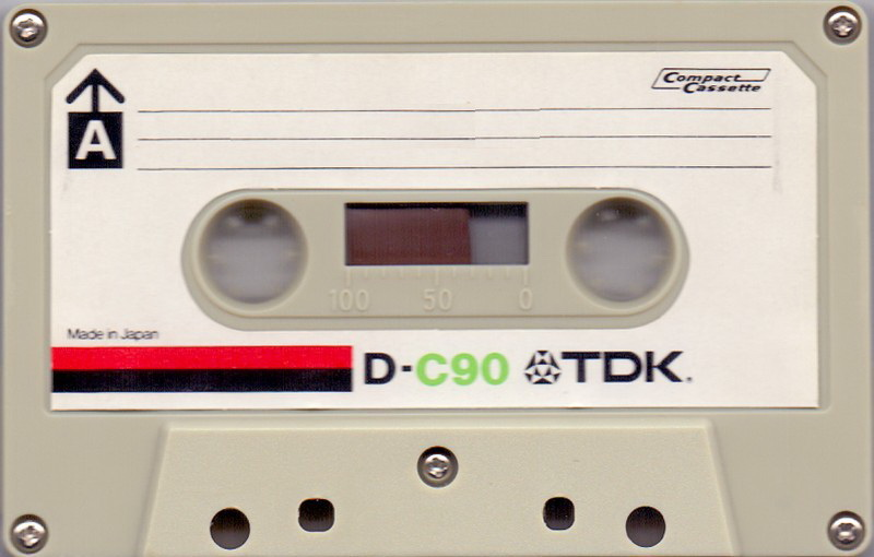Compact Cassette TDK D 90 Type I Normal 1975 Europe, USA