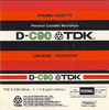 Compact Cassette TDK D 90 Type I Normal 1975 Europe, USA