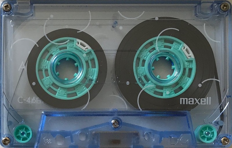 Compact Cassette Maxell FRILL 46 "C-46BL" Type I Normal 1986 Japan