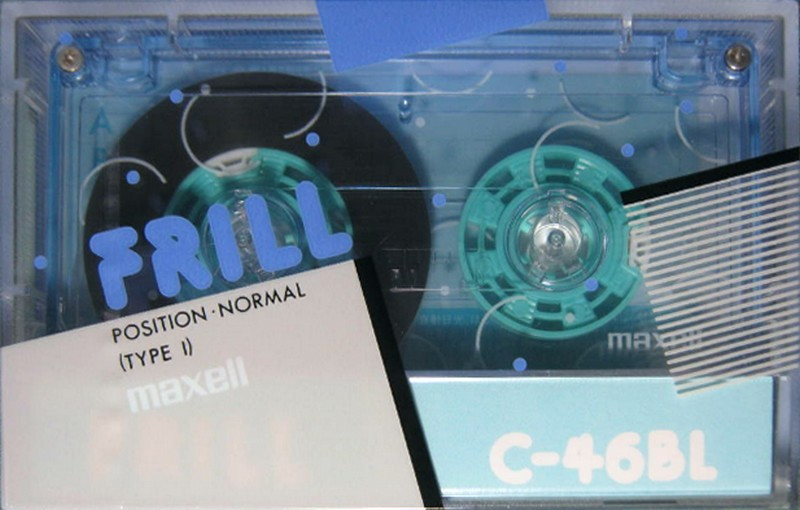 Compact Cassette Maxell FRILL 46 "C-46BL" Type I Normal 1986 Japan
