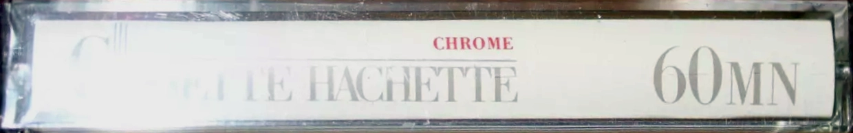 Compact Cassette Hachette 60 Type II Chrome 1977 France