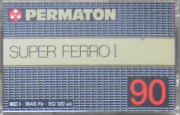 Compact Cassette Permaton Super Ferro I 90 Type I Normal 1984 Germany