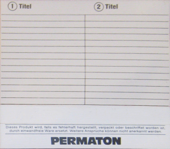 Compact Cassette: Permaton  - Super Ferro I 90