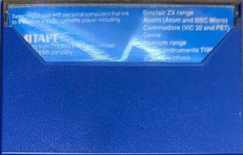 Compact Cassette EMITAPE 15 Computer Cassette 1981 UK