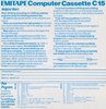 Compact Cassette EMITAPE 15 Computer Cassette 1981 UK