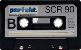 Compact Cassette Perfekt SCR 90 "Superchrom" Type II Chrome Germany