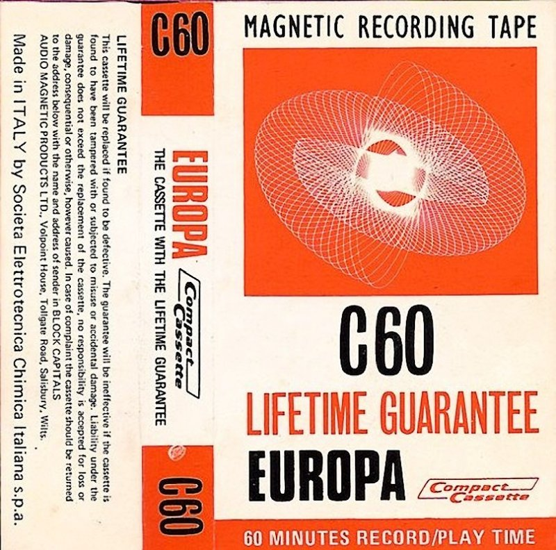 Compact Cassette Europa 60 Type I Normal Europe