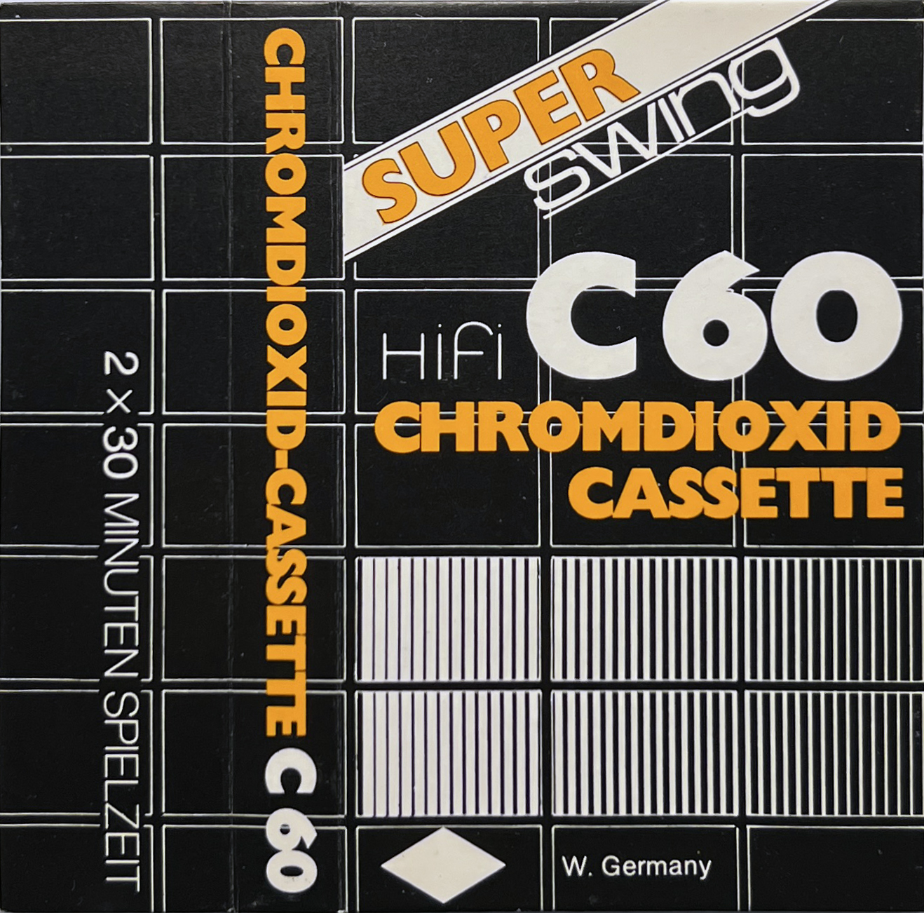 Compact Cassette Swing Super 60 Type II Chrome Germany